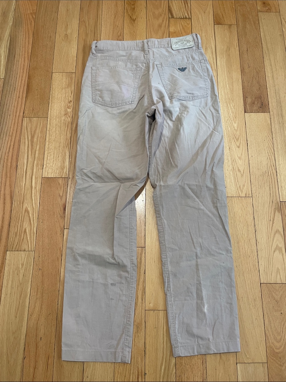 Emporio Armani Men's Light Taupe Chinos